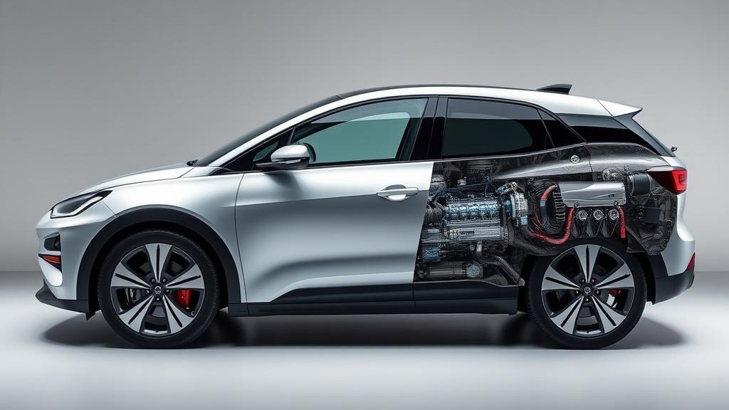 Begegnung der Antriebe — Elektroauto vs. Verbrenner